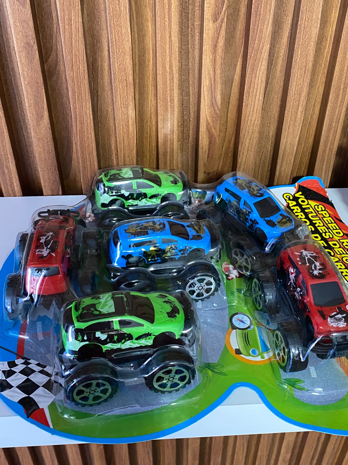 Set de carritos de carrera