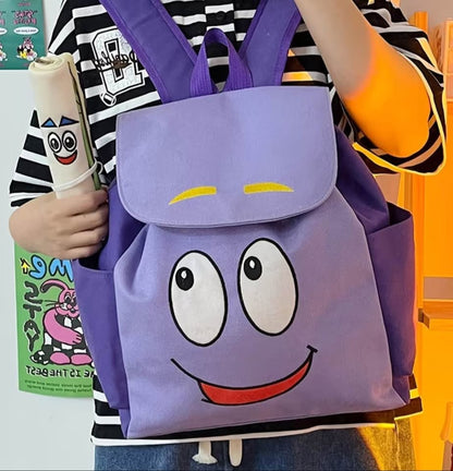 Mochila de Dora la exploradora incluye cartuchera en forma de mapa