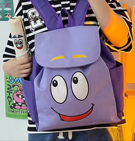 Mochila de Dora la exploradora incluye cartuchera en forma de mapa