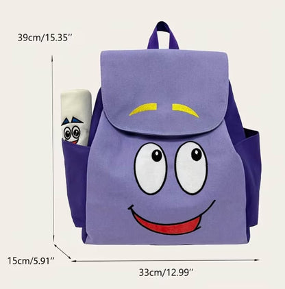 Mochila de Dora la exploradora incluye cartuchera en forma de mapa