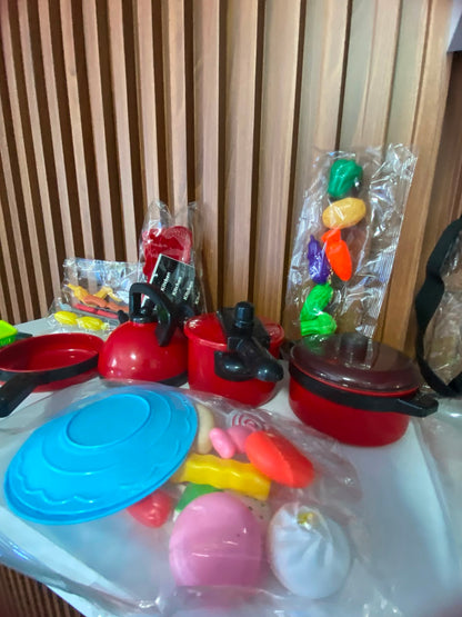 Set de Juguetes de utensilios de la cocinita para niños